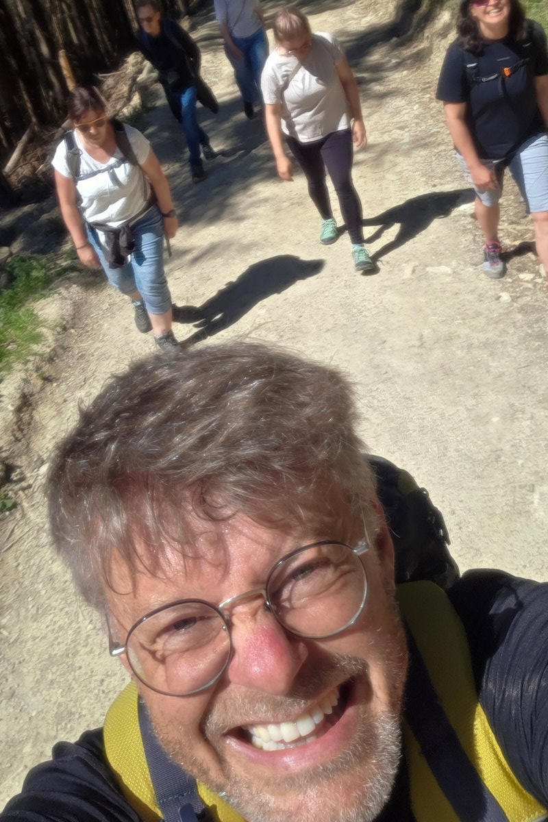 Wanderung Rohrkopfh�tte in Schwangau mit Sandra Bischof und Mathias Starzer - unterwegs zur H�tte